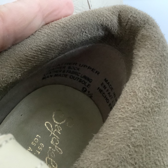 Seychelles Irresistible Cream Leather Lace Up Combat Boots Size 9,5 NWOT - Picture 9 of 10